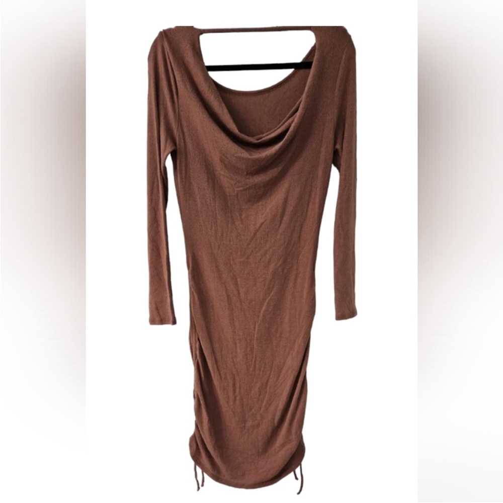 NWT Lush Ruched Side Drawstring Mini
Dress Size Large - Picture 3 of 4